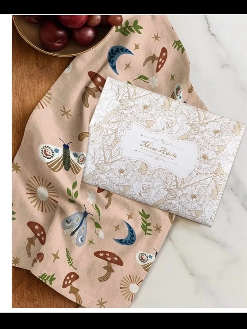 Miss Adola Butterfly 100% Cotton Flour Sack Towels